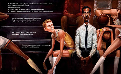 illustration from Above the Rim by Frank Morrison